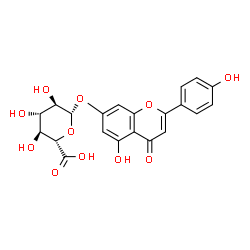 ChemSpider 2D Image | apigenin 7-glucuronide | C21H18O11