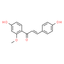 ChemSpider 2D Image | 4,4'-dihydroxy-2'-methoxychalcone | C16H14O4
