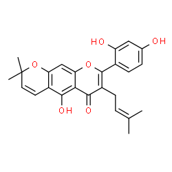 ChemSpider 2D Image | cudraflavone B | C25H24O6