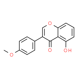 ChemSpider 2D Image | 5-Hydroxy-4'-methoxyisoflavone | C16H12O4
