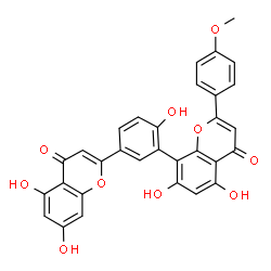 ChemSpider 2D Image | Podocarpusflavone A | C31H20O10