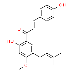 ChemSpider 2D Image | bavachalcone | C21H22O4