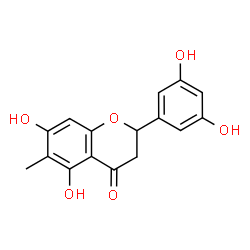 ChemSpider 2D Image | 5,7,3',5'-tetrahydroxy-6-methylflavanone | C16H14O6