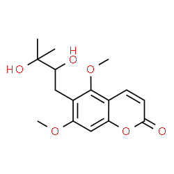 ChemSpider 2D Image | Toddalolactone | C16H20O6