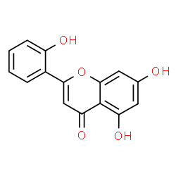 ChemSpider 2D Image | 2',5,7-Trihydroxyflavone | C15H10O5