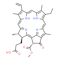 ChemSpider 2D Image | Pheophorbide A | C35H36N4O5
