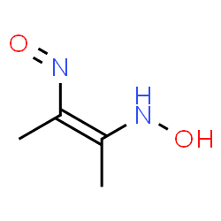 ChemSpider 2D Image | (2Z)-N-Hydroxy-3-nitroso-2-buten-2-amine | C4H8N2O2