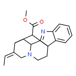 ChemSpider 2D Image | Methyl (19Z)-akuammilan-17-oate | C20H22N2O2