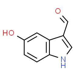 ChemSpider 2D Image | 5-Hydroxy-1H-indole-3-carbaldehyde | C9H7NO2