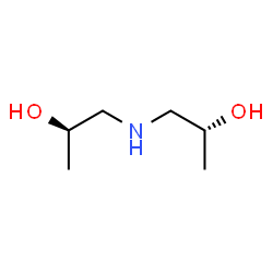 ChemSpider 2D Image | (2R,2'R)-1,1'-Iminodi(2-propanol) | C6H15NO2