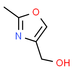 ChemSpider 2D Image | 4-Oxazolemethanol,2-methyl- | C5H7NO2