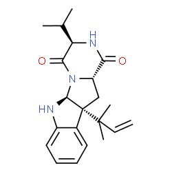 ChemSpider 2D Image | Brevicompanine C | C21H27N3O2