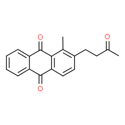 ChemSpider 2D Image | 1-Methyl-2-(3-oxobutyl)-9,10-anthraquinone | C19H16O3