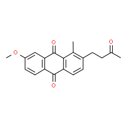 ChemSpider 2D Image | 7-Methoxy-1-methyl-2-(3-oxobutyl)-9,10-anthraquinone | C20H18O4