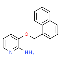 ChemSpider 2D Image | 3-(1-Naphthylmethoxy)-2-pyridinamine | C16H14N2O