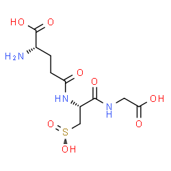ChemSpider 2D Image | GLUTATHIONE SULFINATE | C10H17N3O8S