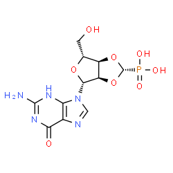 ChemSpider 2D Image | 2',3'-O-(Phosphonomethylene)guanosine | C11H14N5O8P