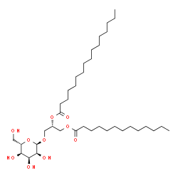 ChemSpider 2D Image | Monogalactosyl-diacylglycerol | C38H72O10