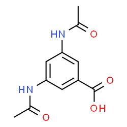 ChemSpider 2D Image | 3,5-Diacetamidobenzoic acid | C11H12N2O4