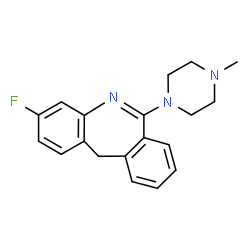 ChemSpider 2D Image | Fluperlapine | C19H20FN3