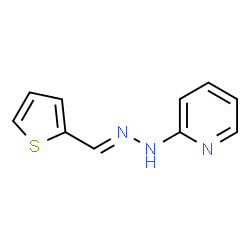 ChemSpider 2D Image | 2-[(2E)-2-(2-Thienylmethylene)hydrazino]pyridine | C10H9N3S