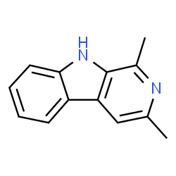 ChemSpider 2D Image | 1,3-Dimethyl-9H-beta-carboline | C13H12N2