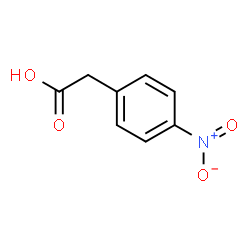 ChemSpider 2D Image | 4-Nitrophenylaceticacid | C8H7NO4
