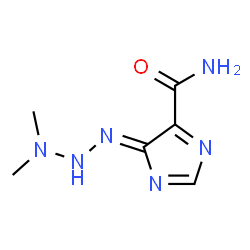 ChemSpider 2D Image | 5-(dimethylaminohydrazinylidene)-4-imidazolecarboxamide | C6H10N6O
