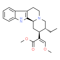 ChemSpider 2D Image | Methyl (16Z)-16-(methoxymethylene)corynan-17-oate | C22H28N2O3