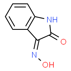 ChemSpider 2D Image | Isatin-3-oxime | C8H6N2O2