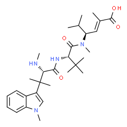 ChemSpider 2D Image | hemiasterlin | C30H46N4O4