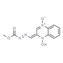 ChemSpider 2D Image | Carbadox | C11H10N4O4