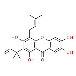 ChemSpider 2D Image | macluraxanthone B | C23H24O6