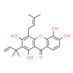 ChemSpider 2D Image | macluraxanthone C | C23H24O6