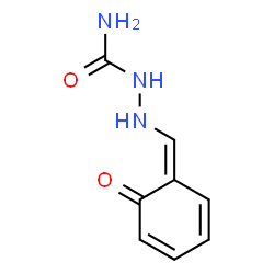 ChemSpider 2D Image | 2-[(Z)-(6-Oxo-2,4-cyclohexadien-1-ylidene)methyl]hydrazinecarboxamide | C8H9N3O2