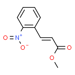 ChemSpider 2D Image | Methyl 2-nitrocinnamate | C10H9NO4