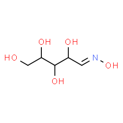 ChemSpider 2D Image | (5E)-5-(Hydroxyimino)-1,2,3,4-pentanetetrol | C5H11NO5