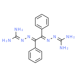 ChemSpider 2D Image | N'',N'''''-[(1E,2E)-1,2-Diphenyl-1,2-ethanediylidene]dicarbonohydrazonic diamide | C16H18N8