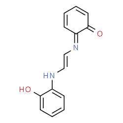 ChemSpider 2D Image | (6E)-6-({(E)-2-[(2-Hydroxyphenyl)amino]vinyl}imino)-2,4-cyclohexadien-1-one | C14H12N2O2