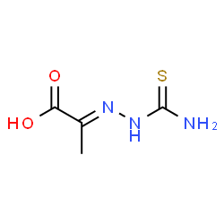 ChemSpider 2D Image | pyruvic thiosemicarbazone | C4H7N3O2S