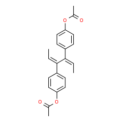 ChemSpider 2D Image | ISODIENESTROL DIACETATE | C22H22O4