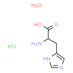 ChemSpider 2D Image | DL-Histidine hydrochloride monohydrate | C6H12ClN3O3