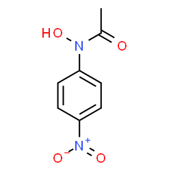 ChemSpider 2D Image | N-Hydroxy-N-(4-nitrophenyl)acetamide | C8H8N2O4