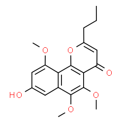 ChemSpider 2D Image | 6-methoxycomaparvin 5-methyl ether | C19H20O6