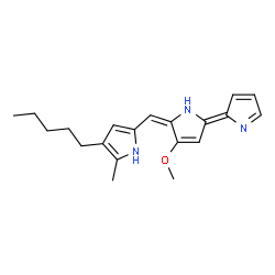 ChemSpider 2D Image | E-prodigiosin | C20H25N3O