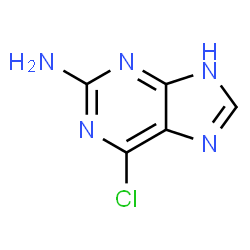 ChemSpider 2D Image | UO7502000 | C5H4ClN5