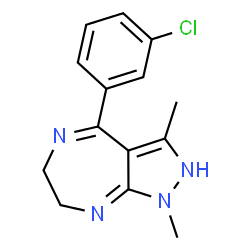 ChemSpider 2D Image | Zometapine | C14H15ClN4