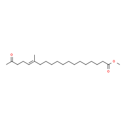ChemSpider 2D Image | Methyl (14E)-14-methyl-18-oxo-14-nonadecenoate  | C21H38O3