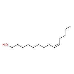ChemSpider 2D Image | Myristoleyl alcohol | C14H28O
