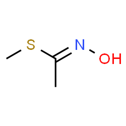 ChemSpider 2D Image | 1-(Methylsulfanyl)acetaldoxime | C3H7NOS
